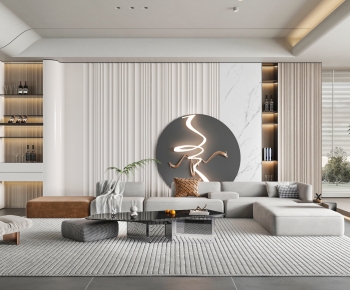 Modern A Living Room-ID:868448978