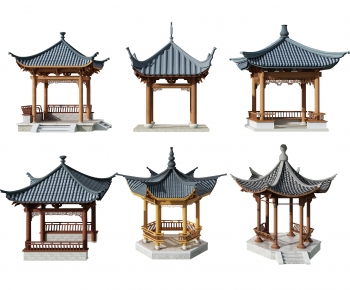 New Chinese Style Ancient Architectural Buildings-ID:523184065