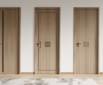 New Chinese Style Single Door-ID:609719998