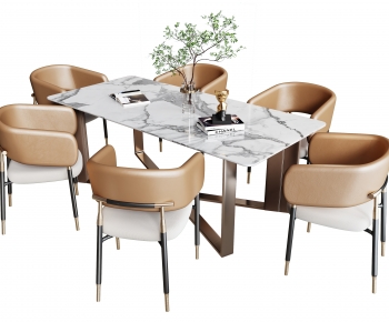 Modern Dining Table And Chairs-ID:910442111
