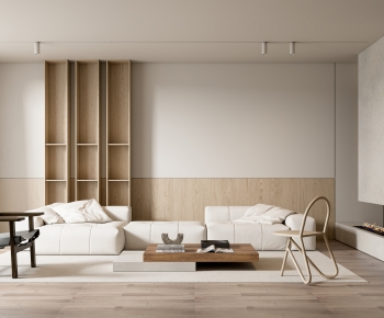 Wabi-sabi Style A Living Room-ID:161726005
