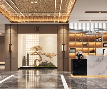 New Chinese Style Hotel Space-ID:564329693