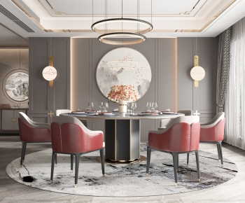 New Chinese Style Dining Room-ID:186378003