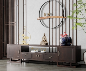 New Chinese Style TV Cabinet-ID:396300088