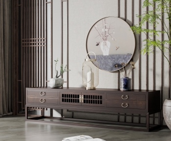 New Chinese Style TV Cabinet-ID:880971098