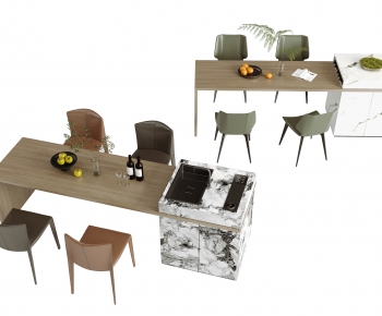 Modern Dining Table And Chairs-ID:517385967