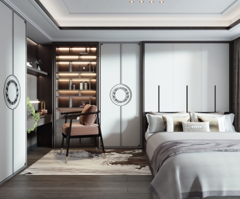 New Chinese Style Bedroom-ID:996946105