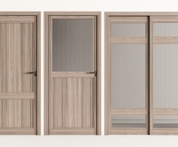Wabi-sabi Style Solid Wood Door-ID:637797123