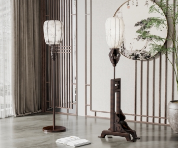 New Chinese Style Floor Lamp-ID:974431996