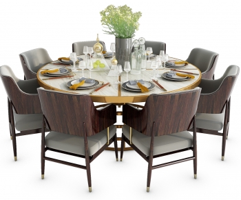 Modern Dining Table And Chairs-ID:942497011