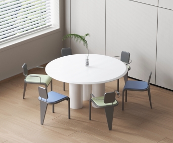Modern Dining Table And Chairs-ID:158950091