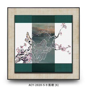 新中式装饰画-ID:604471925