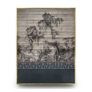 新中式装饰画-ID:674600632
