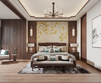 Chinese Style Bedroom-ID:853854897