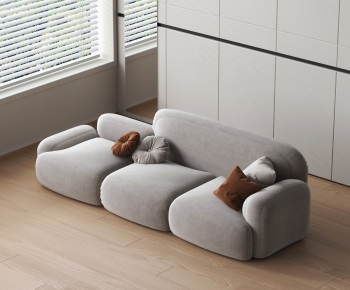 Modern Three-seat Sofa-ID:277280093
