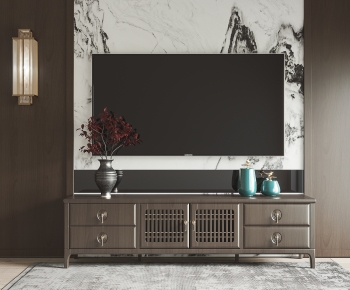 New Chinese Style TV Cabinet-ID:238753081