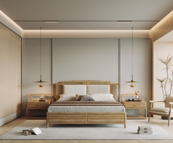 New Chinese Style Bedroom-ID:749341964