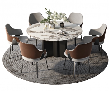 Modern Dining Table And Chairs-ID:392589642
