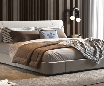 Modern Double Bed-ID:486162904