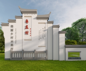 New Chinese Style Building Component-ID:388308055