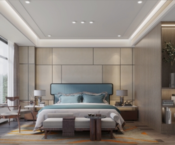 New Chinese Style Bedroom-ID:941406978