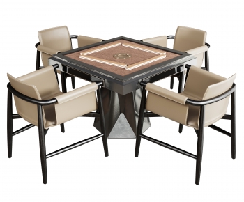 Modern Mahjong Tables And Chairs-ID:378038958
