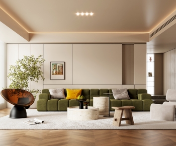 Wabi-sabi Style A Living Room-ID:257560973