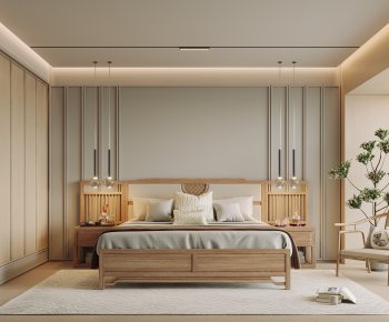 New Chinese Style Bedroom-ID:285095932