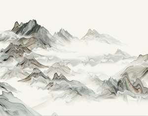 新中式山水画-ID:188958884
