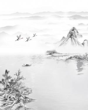 新中式山水画-ID:625068906