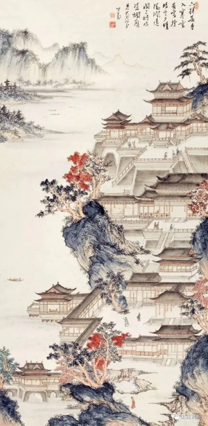 新中式装饰画-ID:751554016