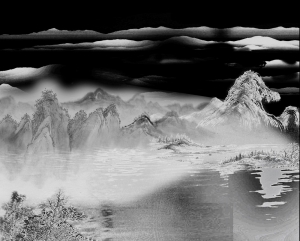 新中式山水画-ID:945018059