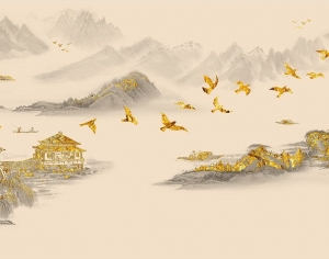 新中式山水画-ID:312470918