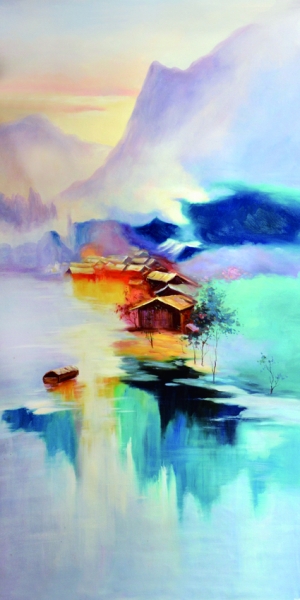 新中式装饰画-ID:735441923