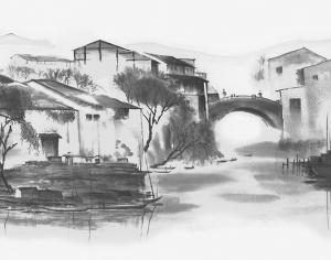 新中式装饰画-ID:359636079