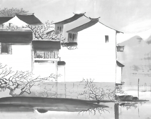 新中式装饰画-ID:402641061