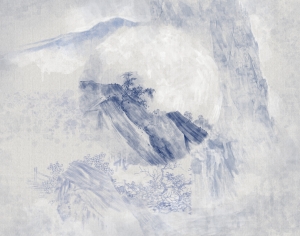 新中式山水装饰画-ID:251510159