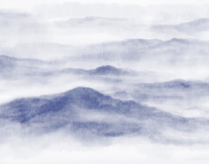 新中式山水装饰画-ID:390237091