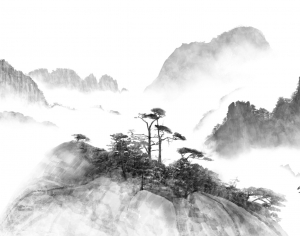 新中式山水装饰画-ID:586611998
