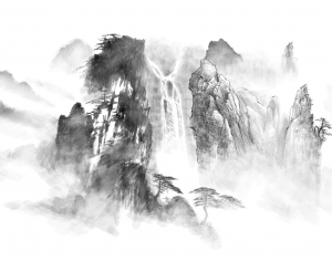 新中式山水装饰画-ID:565036068