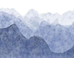 新中式山水装饰画-ID:497391943