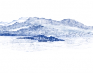 新中式山水装饰画-ID:223022941