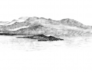新中式山水装饰画-ID:801564933