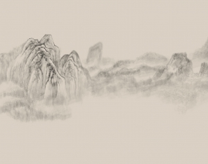 新中式山水装饰画-ID:193753962