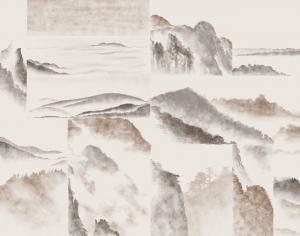 新中式山水装饰画-ID:937448986