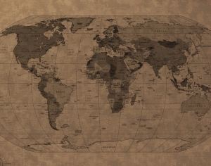 现代世界地图壁纸-ID:5235386