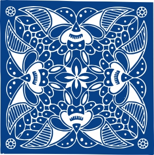 古代青花瓷图案花纹中国风图案-ID:973231084