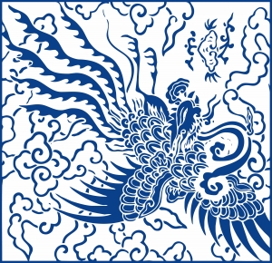古代青花瓷图案花纹中国风图案-ID:522273068