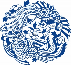 古代青花瓷图案花纹中国风图案-ID:524951935