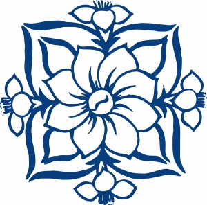古代青花瓷图案花纹中国风图案-ID:150638108